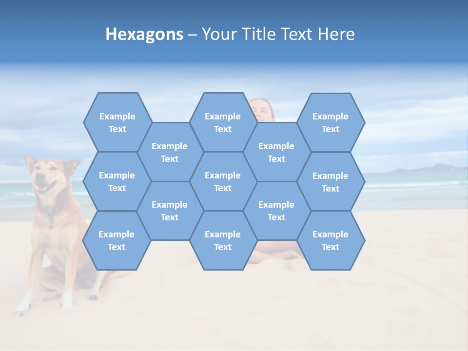 Waves Enjoyment Beach PowerPoint Template