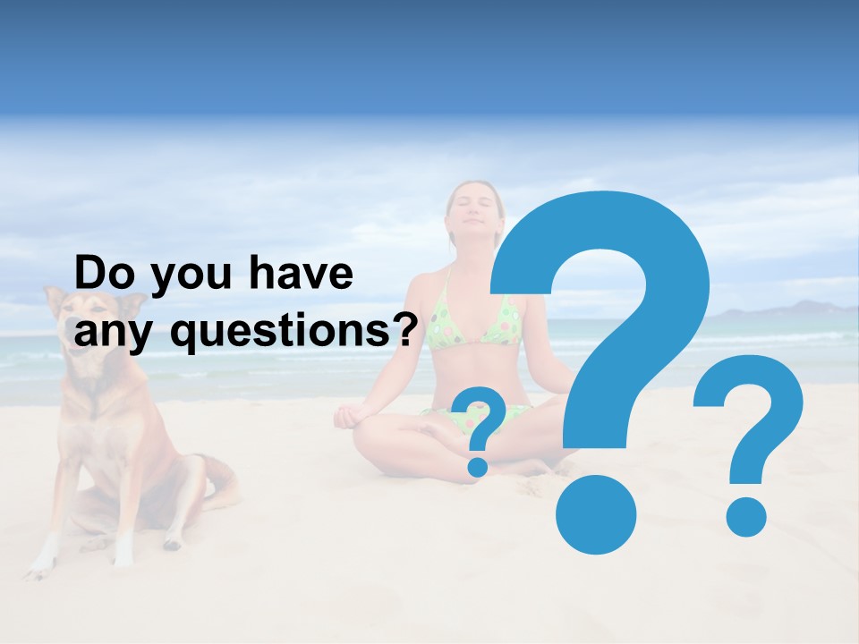 Waves Enjoyment Beach PowerPoint Template