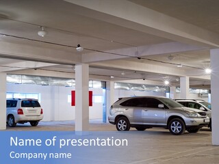 Park Light Vehicle PowerPoint Template