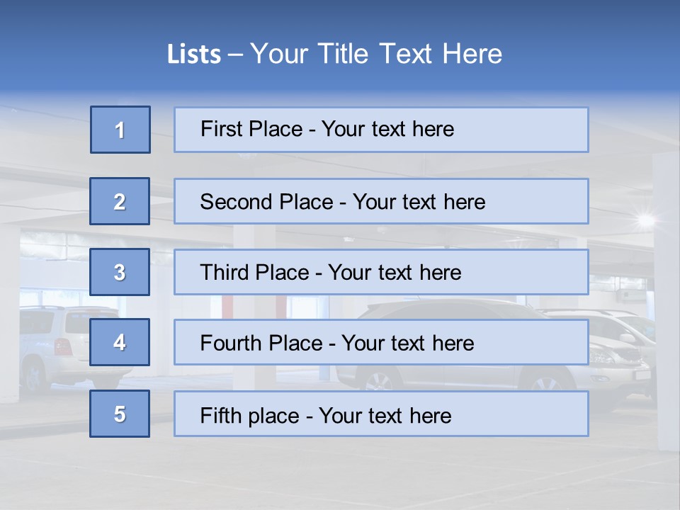 Park Light Vehicle PowerPoint Template