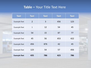 Park Light Vehicle PowerPoint Template