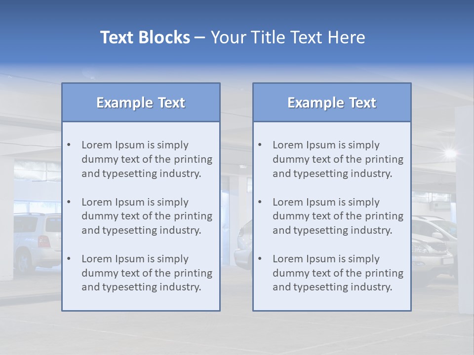 Park Light Vehicle PowerPoint Template
