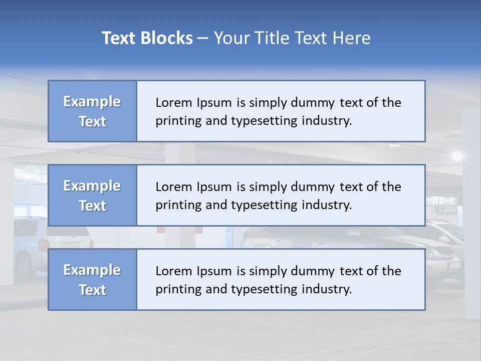Park Light Vehicle PowerPoint Template