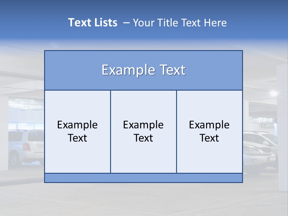 Park Light Vehicle PowerPoint Template
