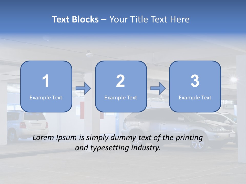 Park Light Vehicle PowerPoint Template