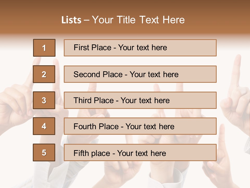 Voting Auction White PowerPoint Template