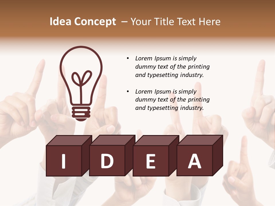 Voting Auction White PowerPoint Template