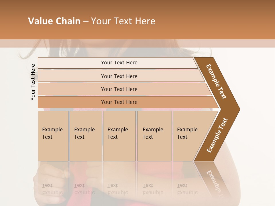 A Little Girl With A Backpack Is Smiling PowerPoint Template