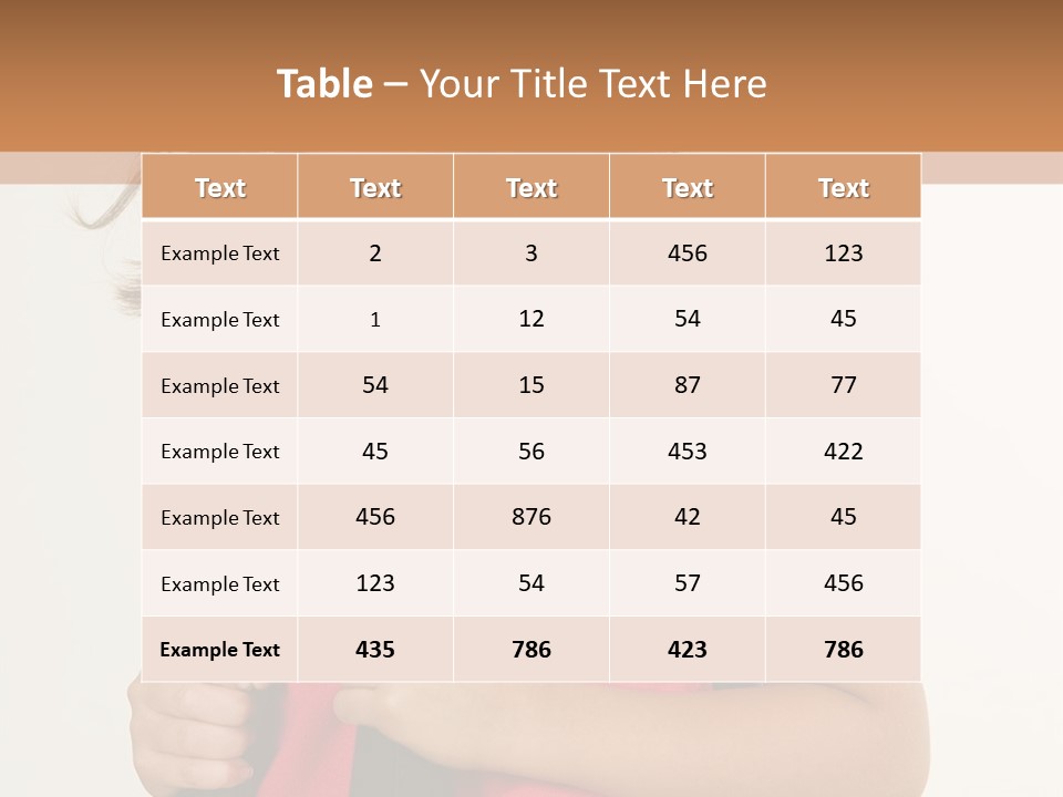 A Little Girl With A Backpack Is Smiling PowerPoint Template