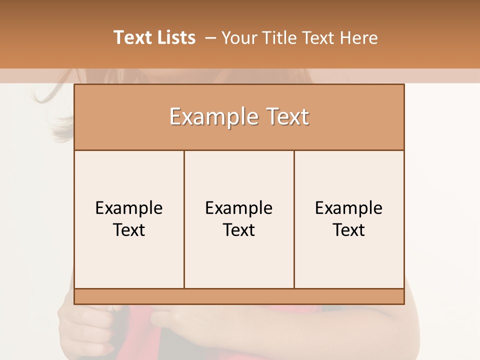 A Little Girl With A Backpack Is Smiling PowerPoint Template