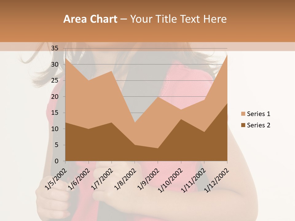 A Little Girl With A Backpack Is Smiling PowerPoint Template