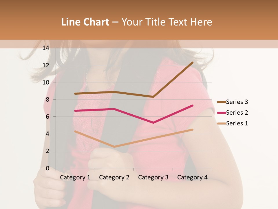 A Little Girl With A Backpack Is Smiling PowerPoint Template