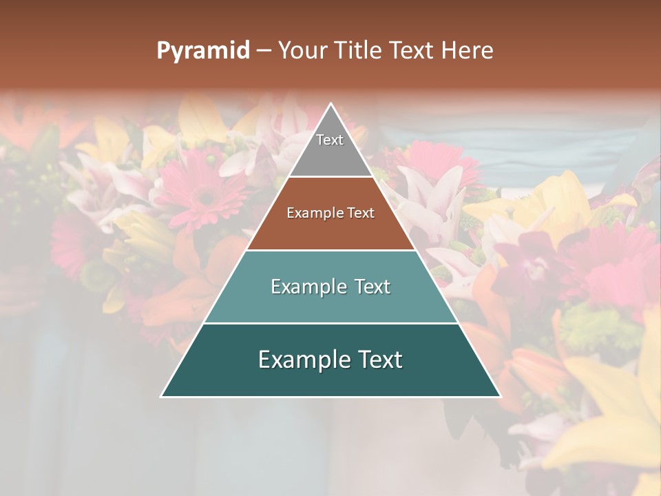 Bunches Petals Wedding PowerPoint Template