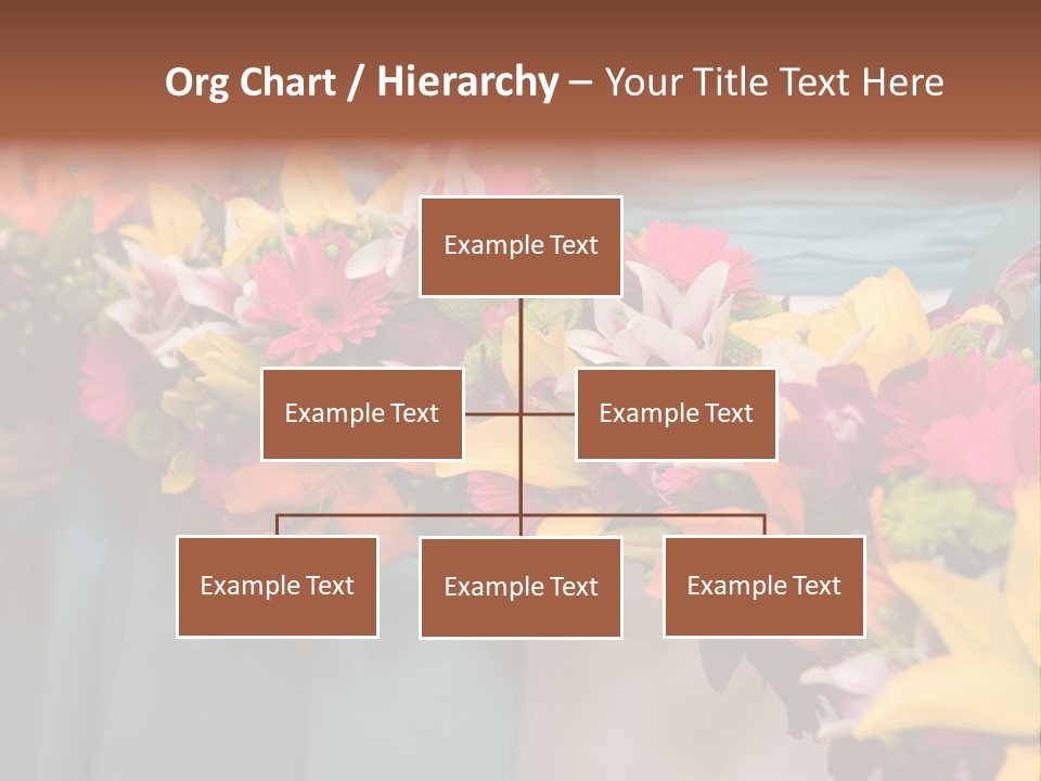 Bunches Petals Wedding PowerPoint Template