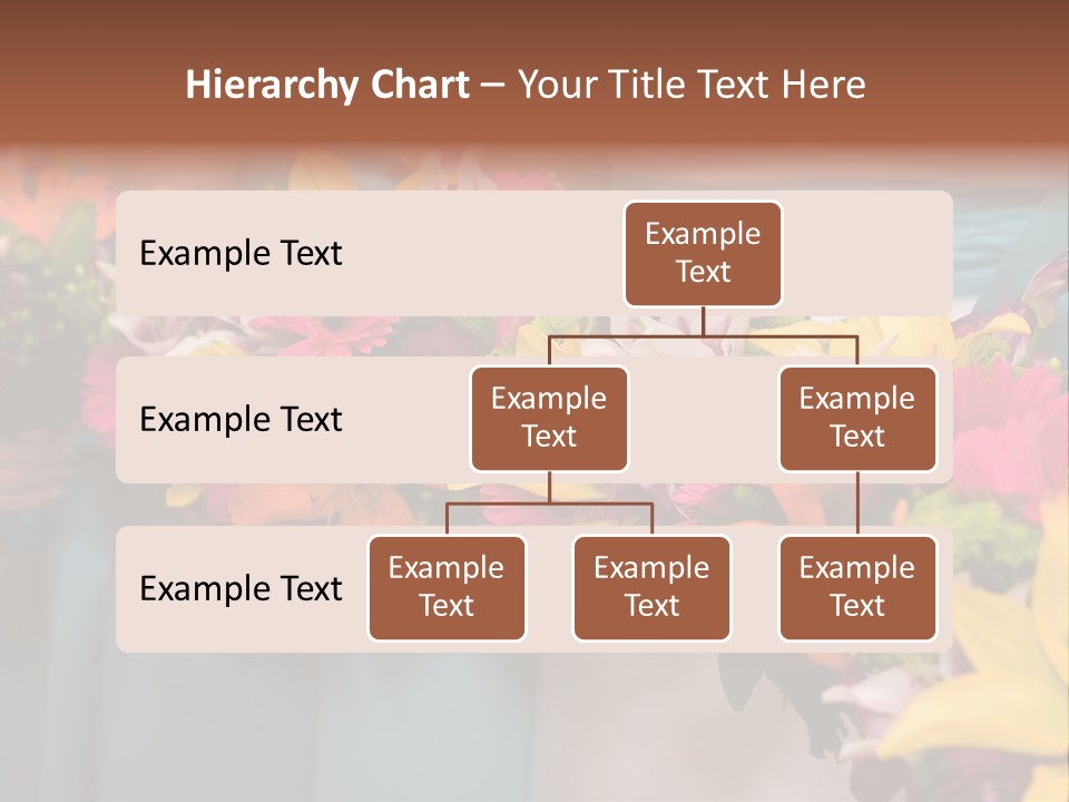 Bunches Petals Wedding PowerPoint Template