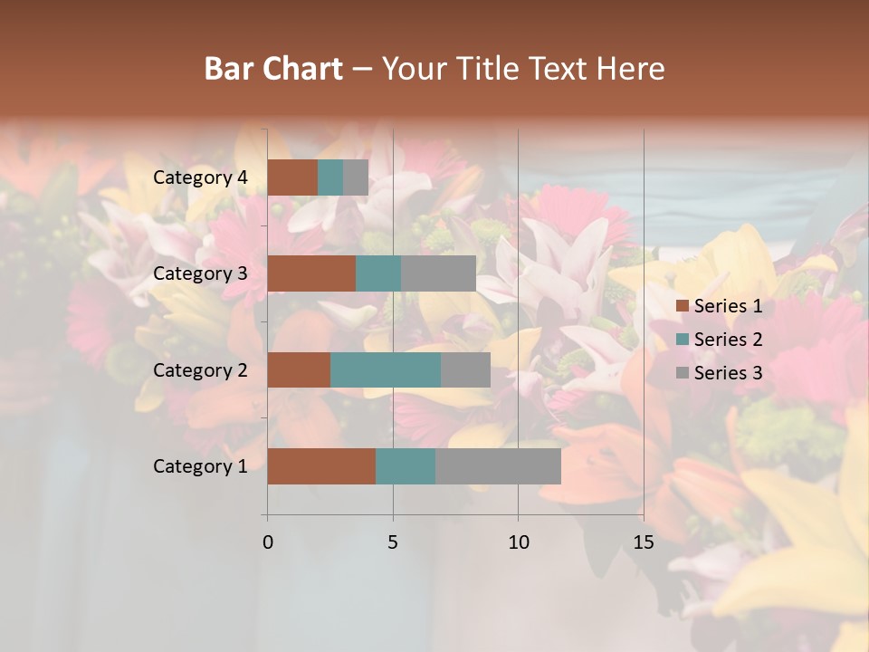 Bunches Petals Wedding PowerPoint Template