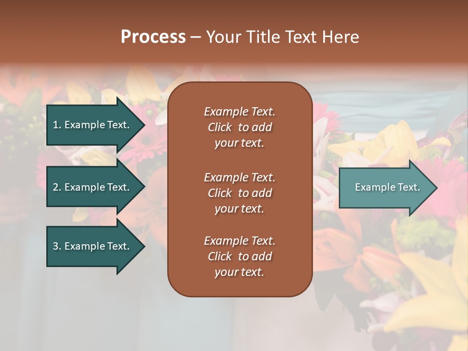 Bunches Petals Wedding PowerPoint Template