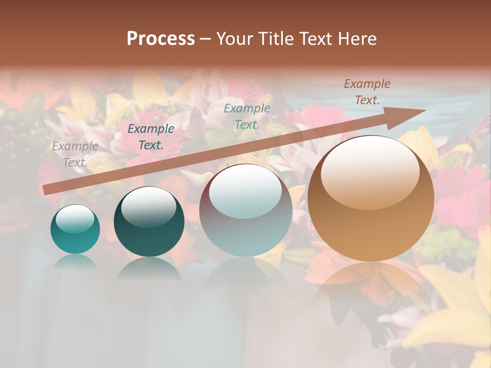 Bunches Petals Wedding PowerPoint Template