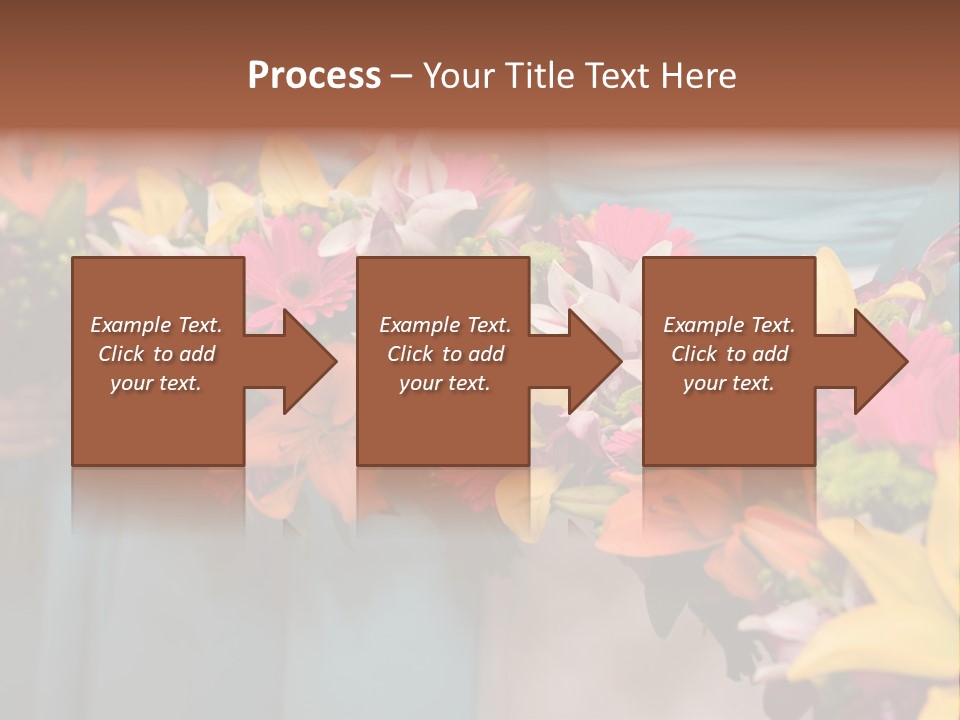 Bunches Petals Wedding PowerPoint Template