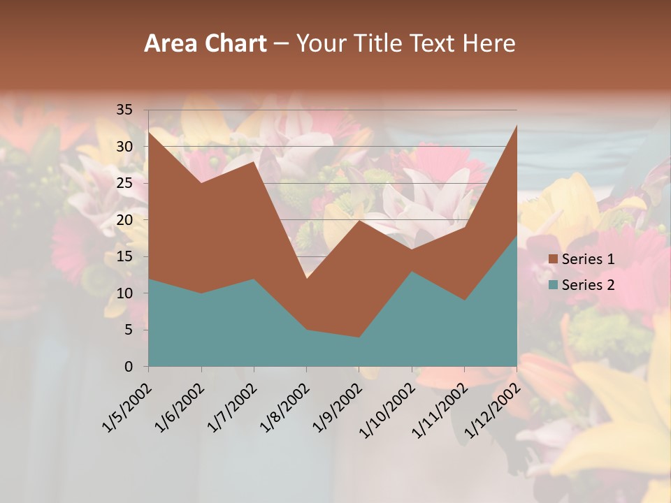 Bunches Petals Wedding PowerPoint Template