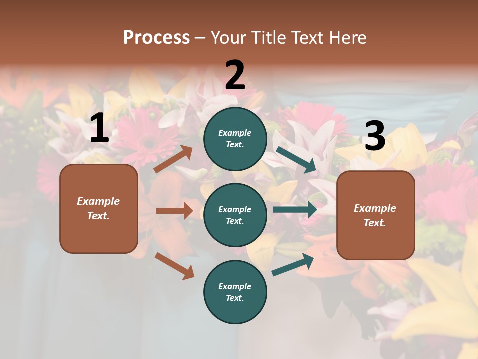 Bunches Petals Wedding PowerPoint Template