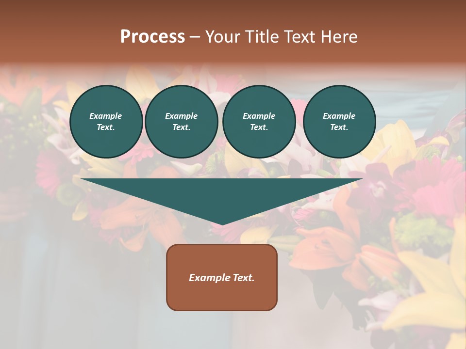 Bunches Petals Wedding PowerPoint Template