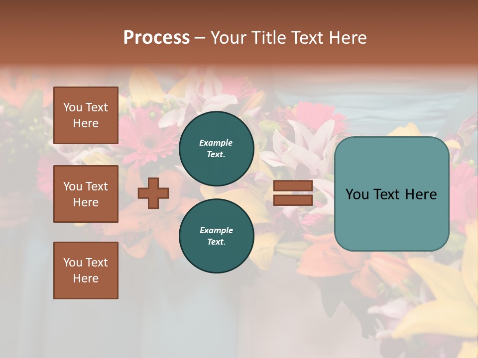 Bunches Petals Wedding PowerPoint Template