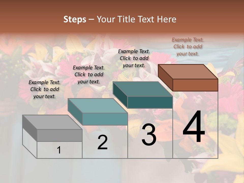 Bunches Petals Wedding PowerPoint Template