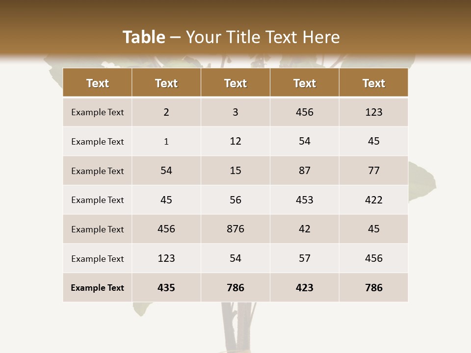Ayurvedic Stem India PowerPoint Template