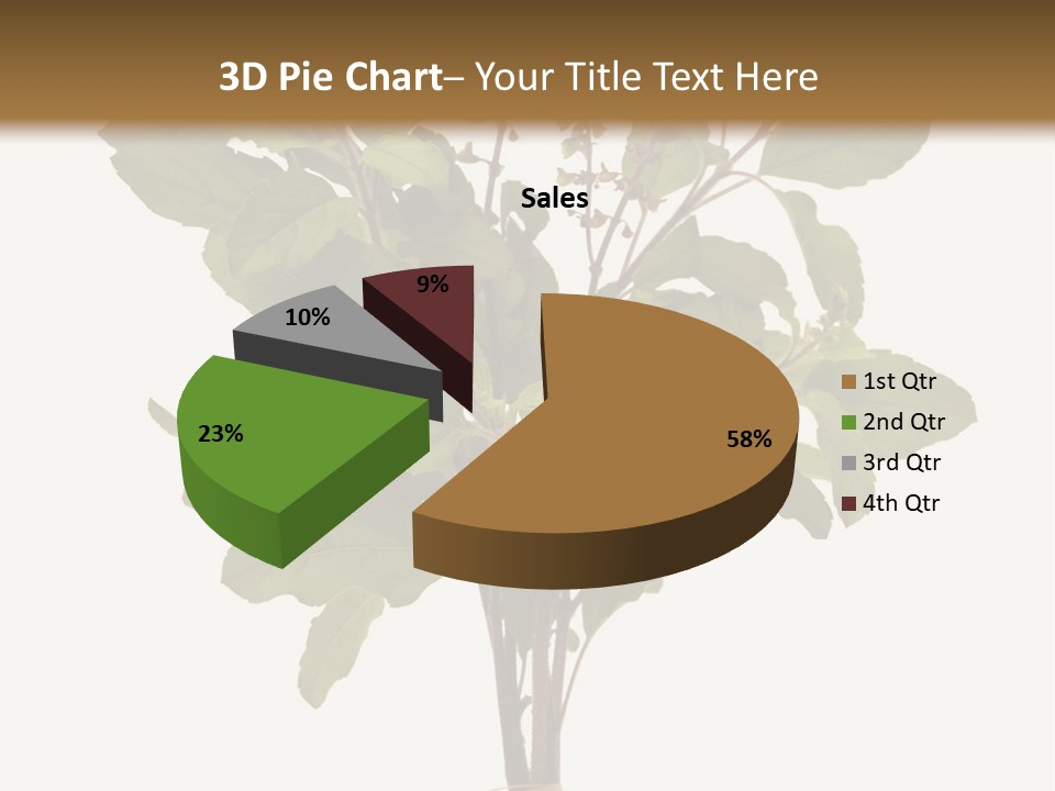 Ayurvedic Stem India PowerPoint Template