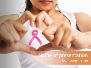 Focus Hand Fingers PowerPoint Template