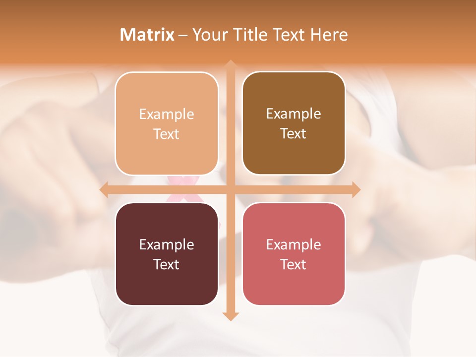 Focus Hand Fingers PowerPoint Template