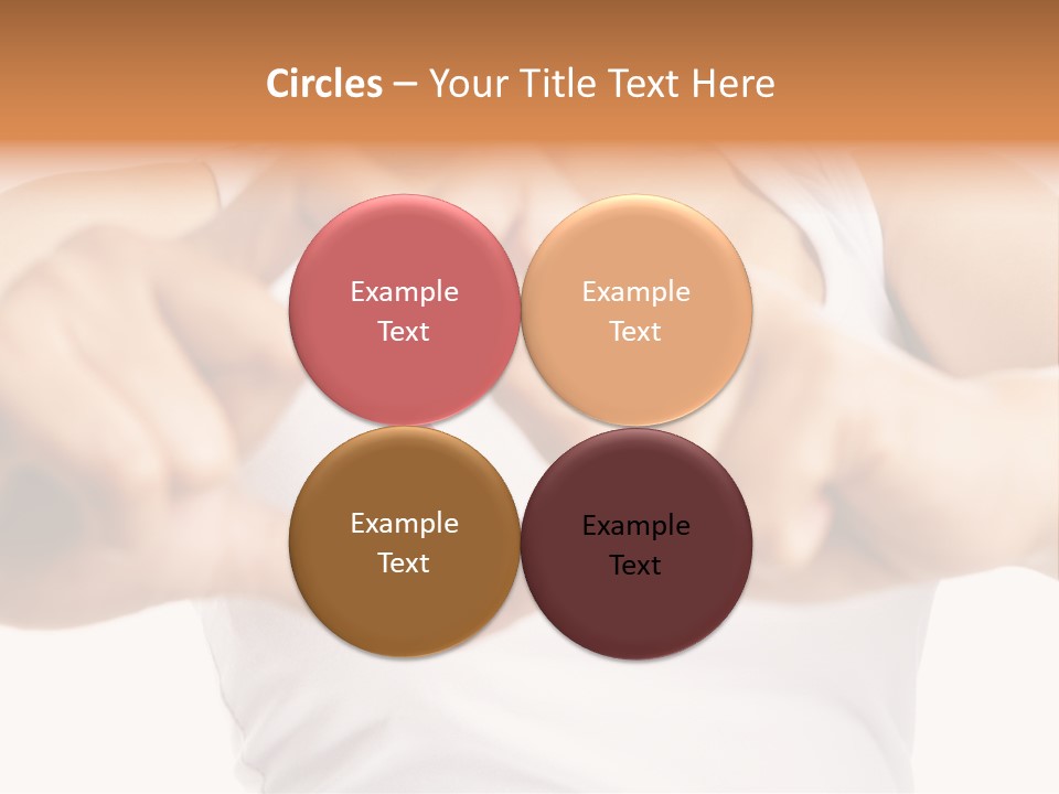 Focus Hand Fingers PowerPoint Template