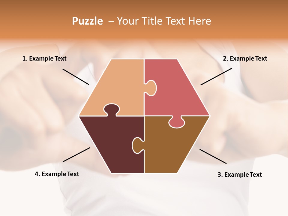 Focus Hand Fingers PowerPoint Template