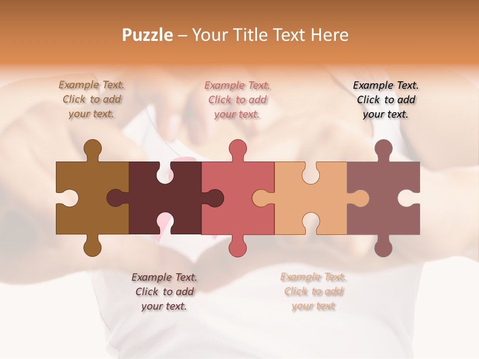 Focus Hand Fingers PowerPoint Template