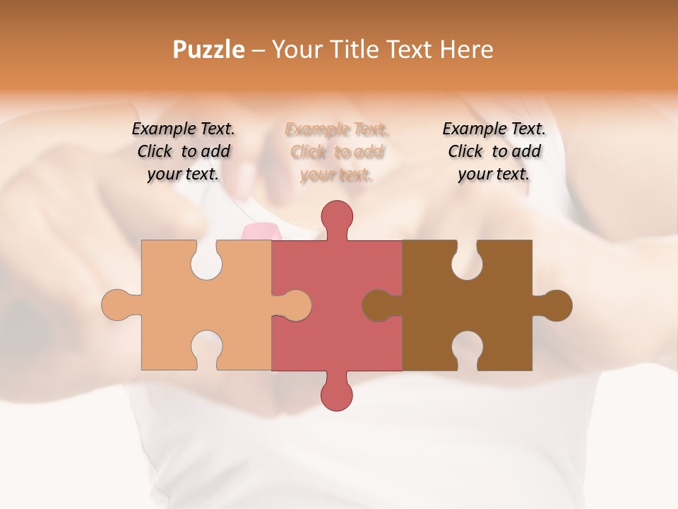 Focus Hand Fingers PowerPoint Template