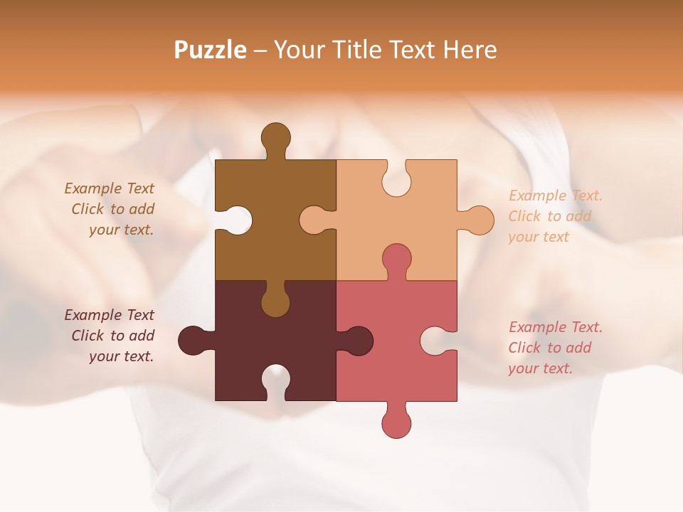 Focus Hand Fingers PowerPoint Template