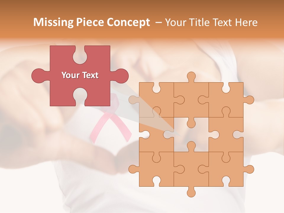 Focus Hand Fingers PowerPoint Template