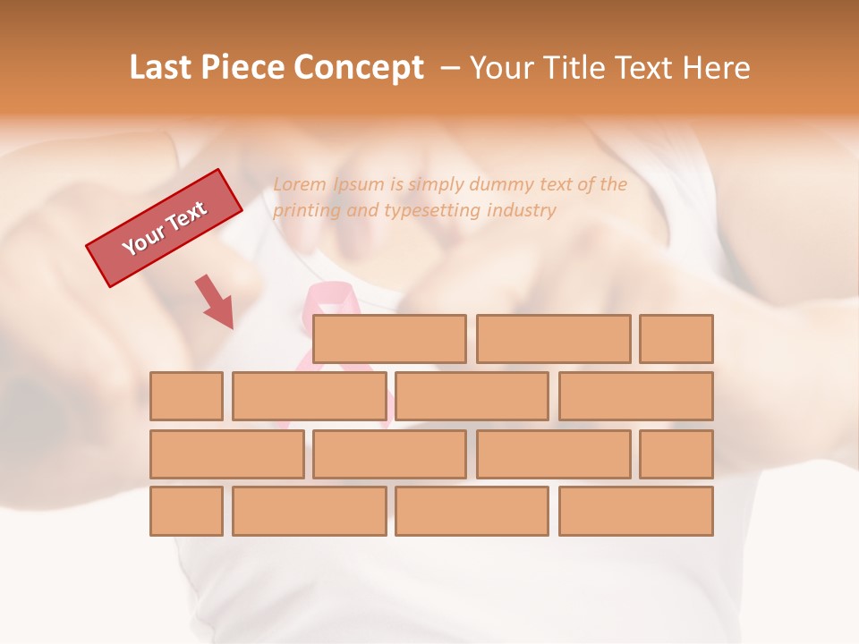 Focus Hand Fingers PowerPoint Template