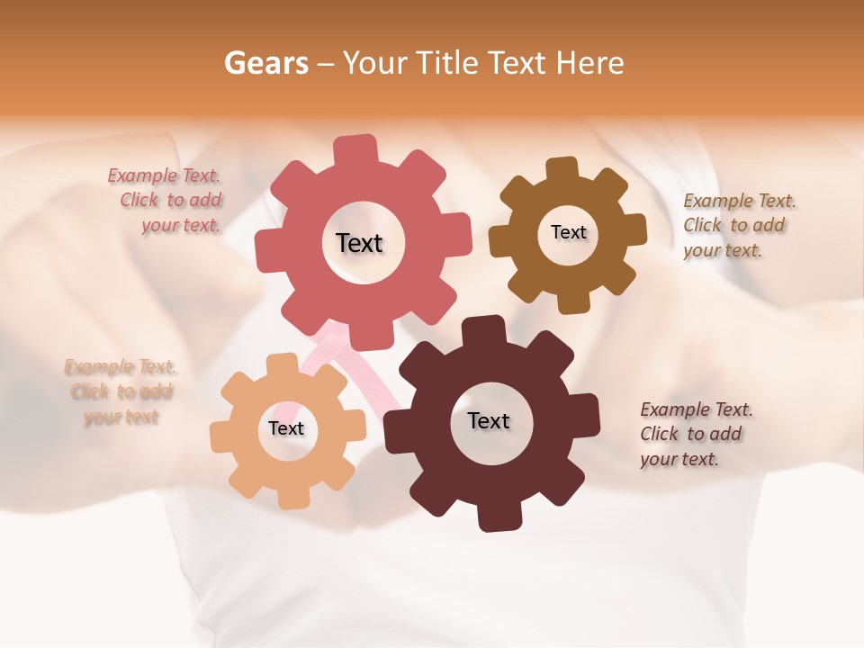 Focus Hand Fingers PowerPoint Template