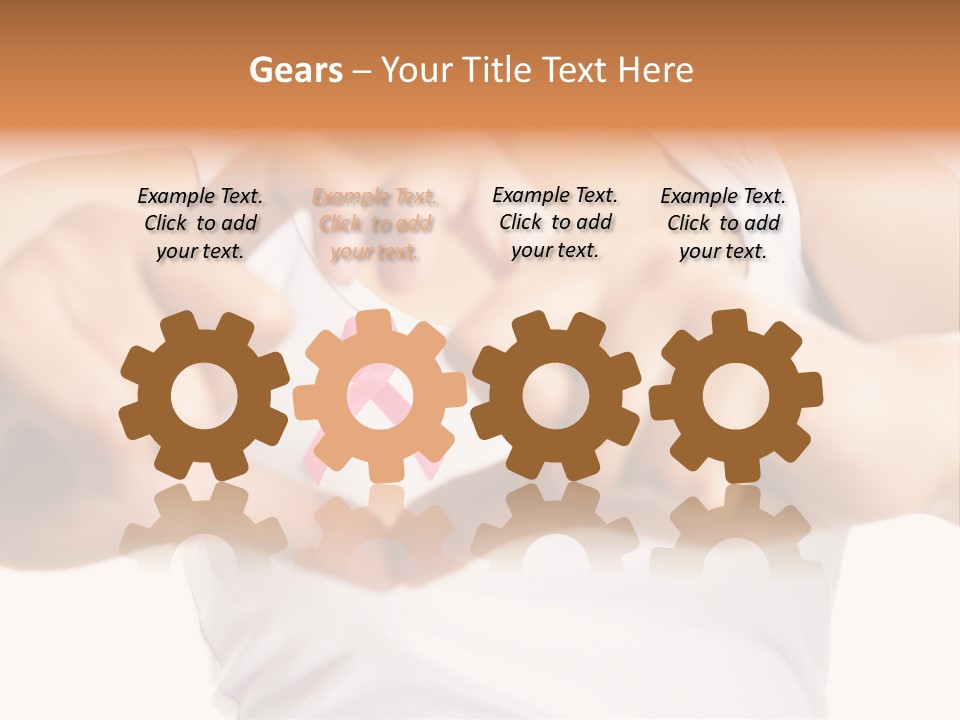Focus Hand Fingers PowerPoint Template