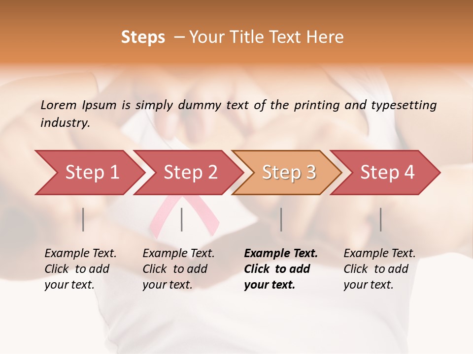 Focus Hand Fingers PowerPoint Template