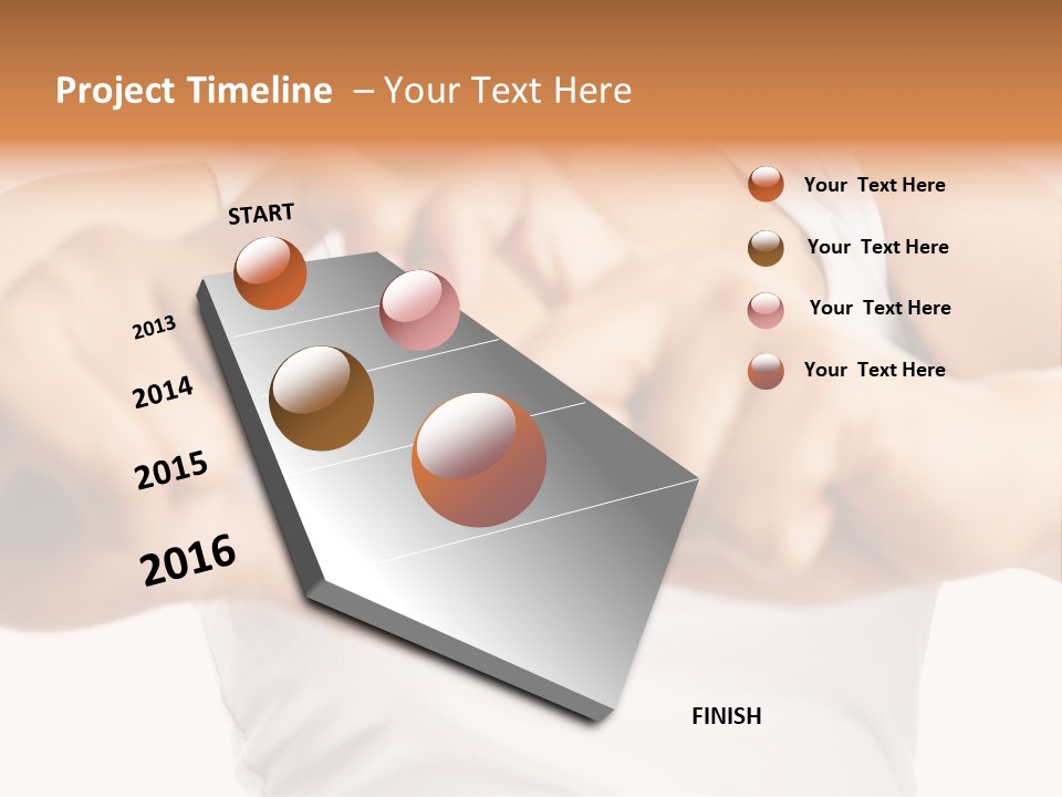 Focus Hand Fingers PowerPoint Template