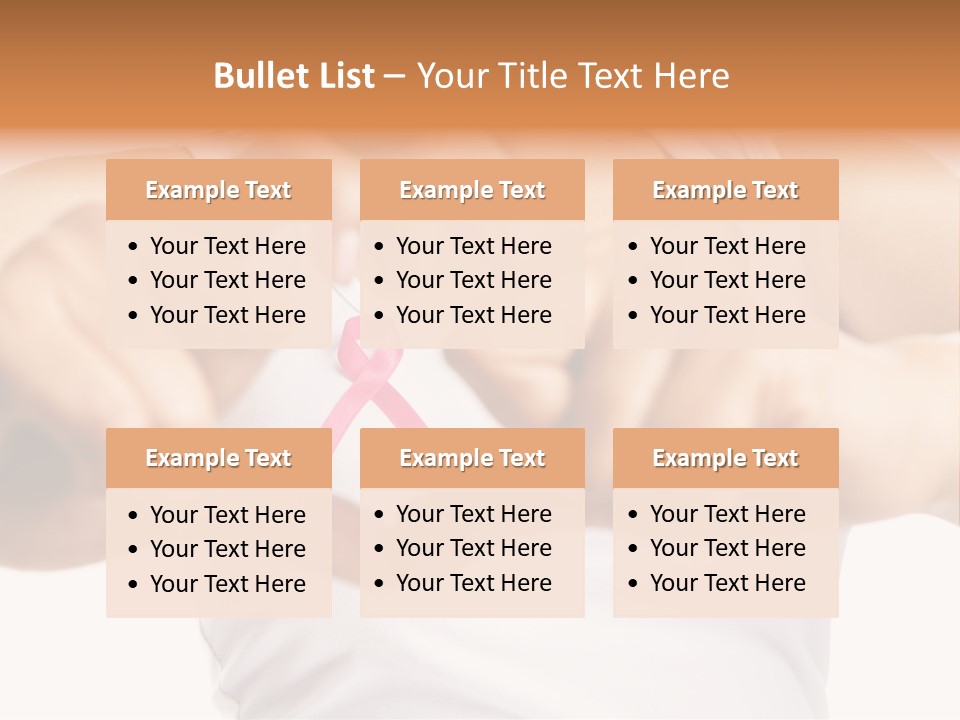 Focus Hand Fingers PowerPoint Template