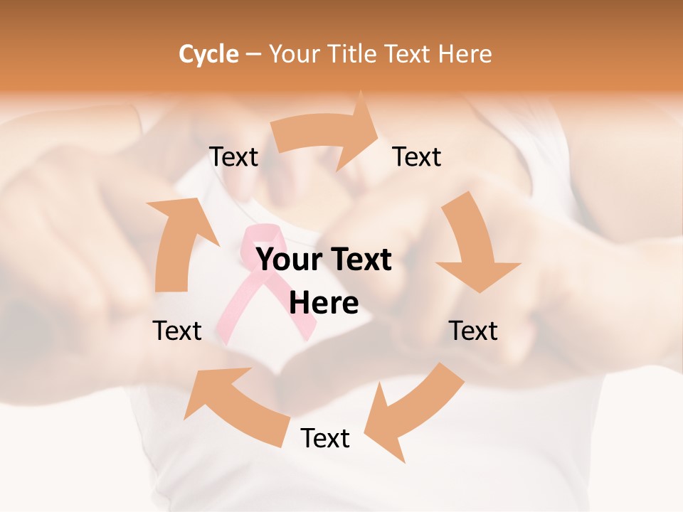 Focus Hand Fingers PowerPoint Template