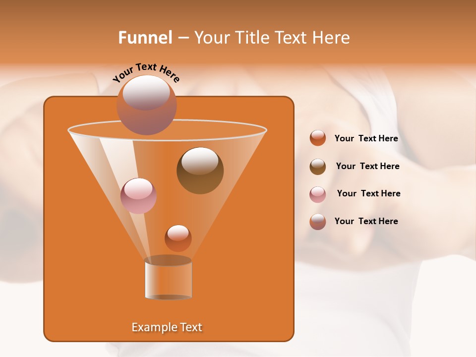 Focus Hand Fingers PowerPoint Template