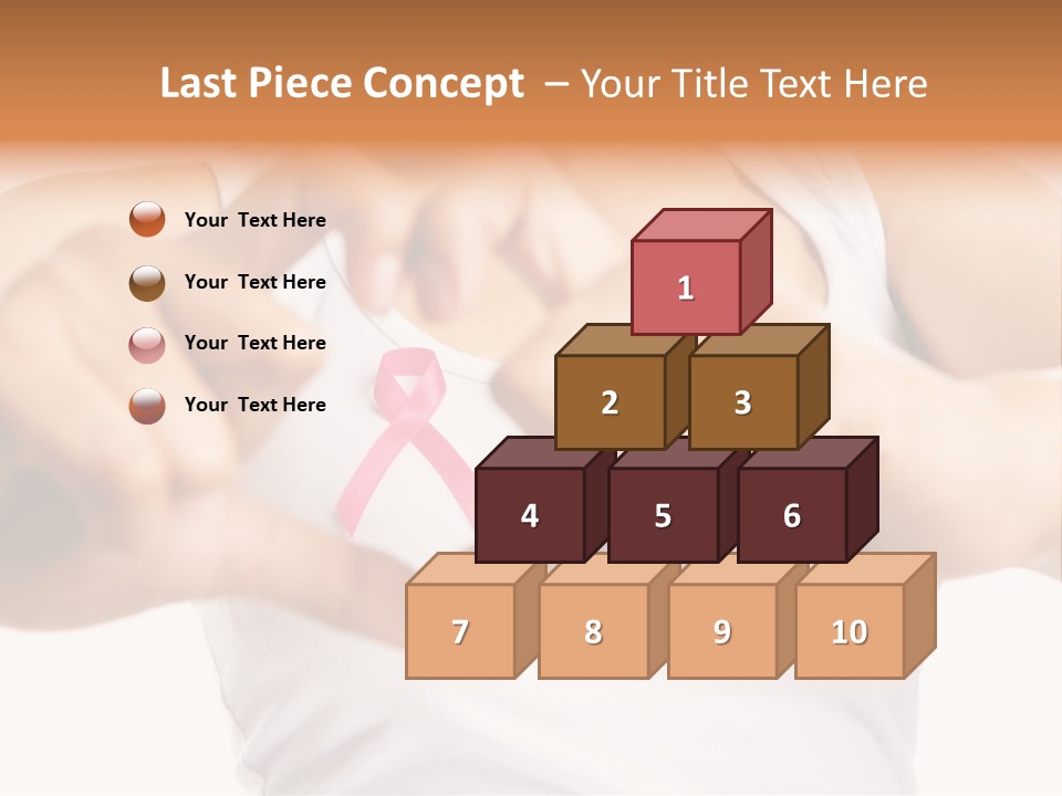 Focus Hand Fingers PowerPoint Template