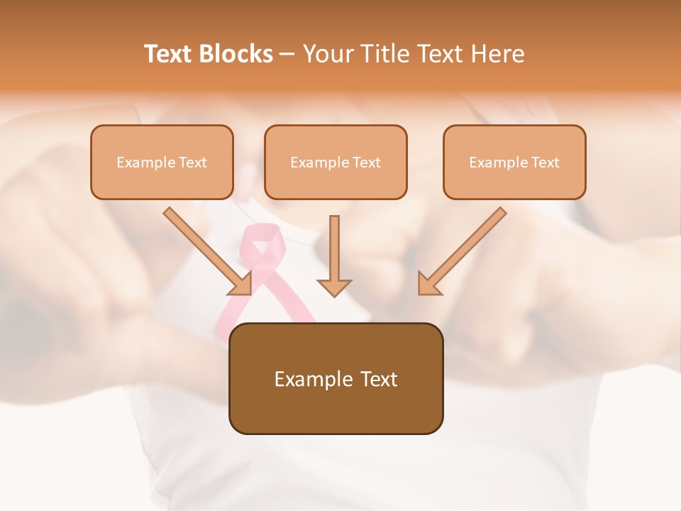 Focus Hand Fingers PowerPoint Template