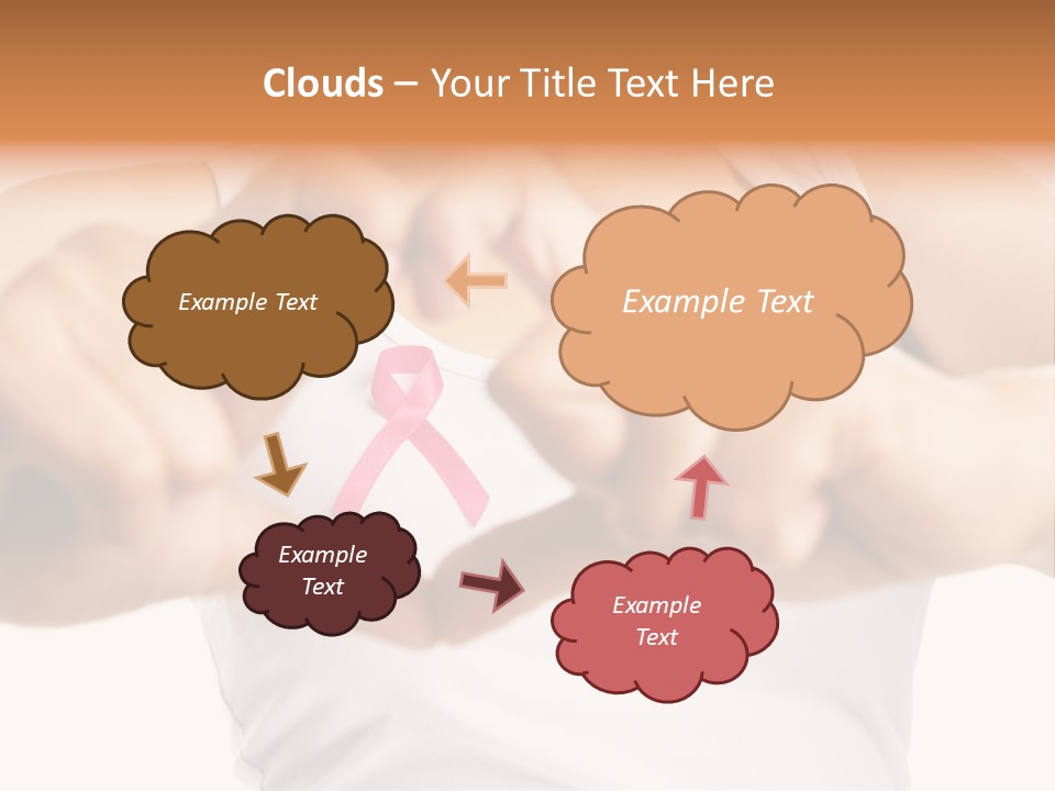 Focus Hand Fingers PowerPoint Template