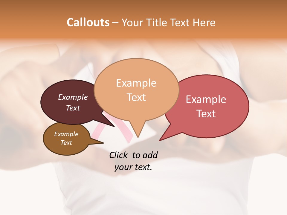 Focus Hand Fingers PowerPoint Template